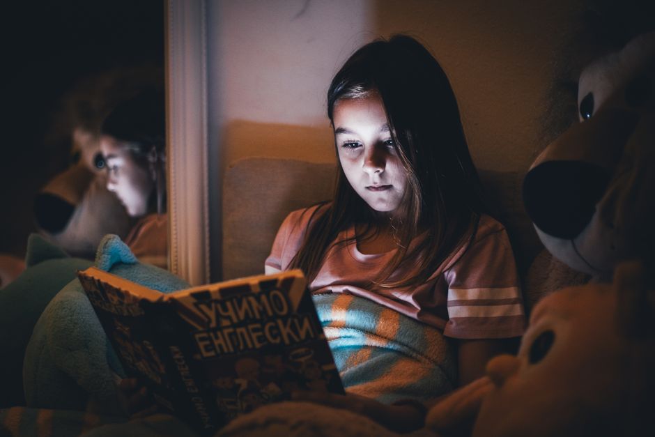 Lecture avant de dormir papier liseuse